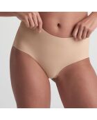 2 Culottes taille haute beige/noir