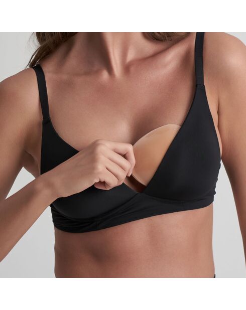 almohadillas adhesivas push-up de color beige