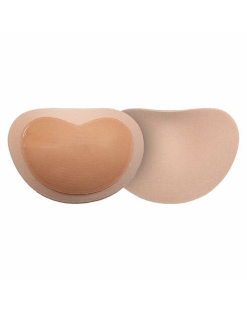 almohadillas adhesivas push-up de color beige