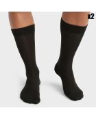 2 Paires de chaussettes Good noires