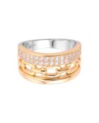 Bague Sissi en Argent doré & Zircone