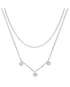 Collier River en Argent & Zircone