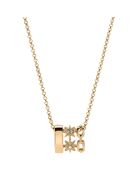 Collier Etoile en Argent doré & Zircone