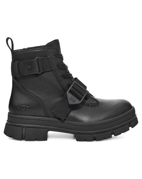 Boots en Cuir Ashton noires