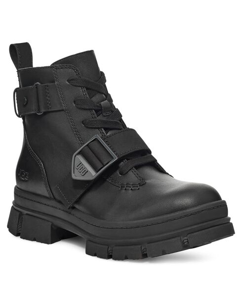 Boots en Cuir Ashton noires