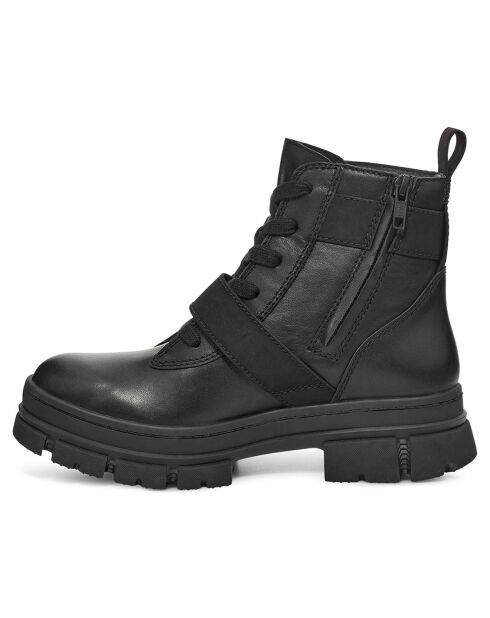 Boots en Cuir Ashton noires