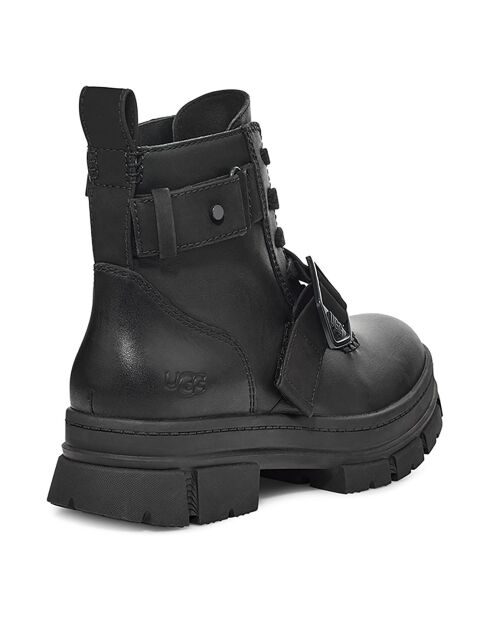 Boots en Cuir Ashton noires