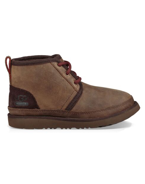 Boots en Cuir fourrées Neumel II Weather marron