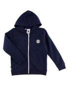 Sweat à capuche zippé Seal bleu marine