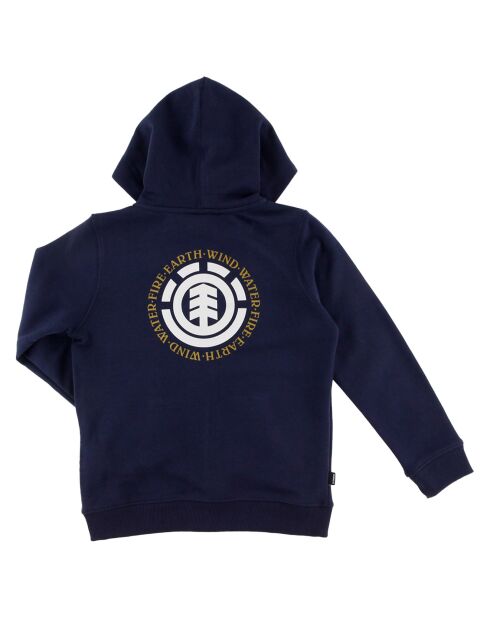 Sweat à capuche zippé Seal bleu marine