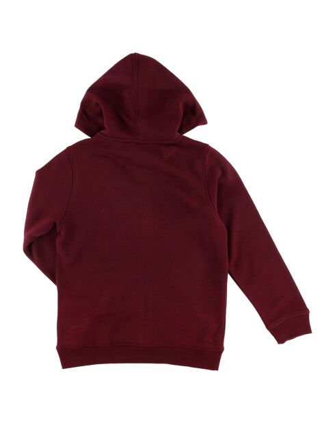 Sweat à capuche zippé Cornell Classic rouge foncé