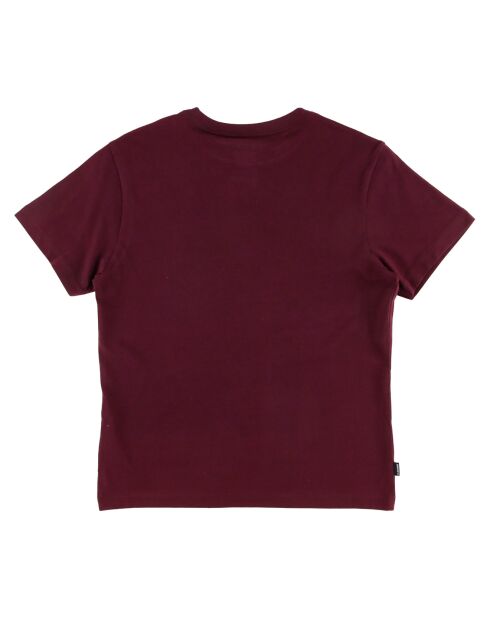 T-Shirt 100% Coton Bio Logo Blazin rouge foncé