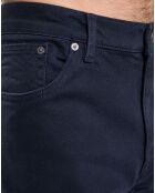 Pantalon Regular Fit Peau de Pêche bleu