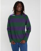 T-Shirt Blunt 3.0 rayé Ls vert/violet