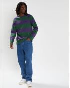 T-Shirt Blunt 3.0 rayé Ls vert/violet