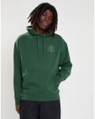 Sweat à capuche Cornell Cipher vert