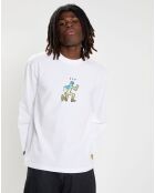 T-Shirt 100% Coton Bio Nature Calls Ls blanc