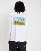 T-Shirt 100% Coton Bio Nature Calls Ls blanc