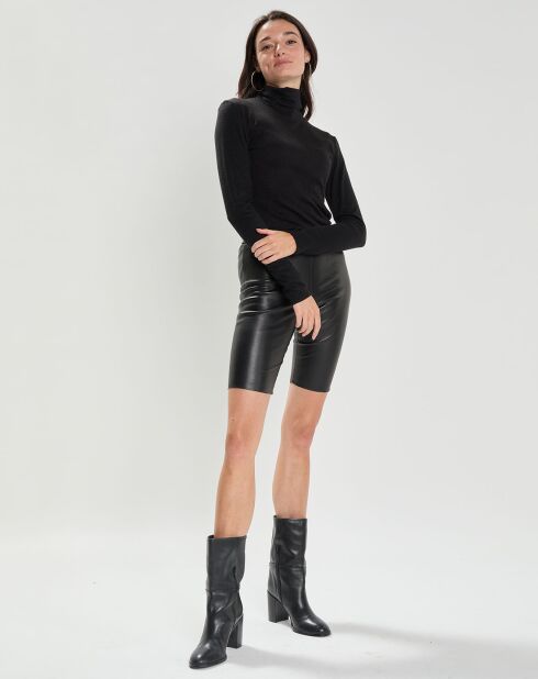 Legging en Cuir d'Agneau Legcourt noir