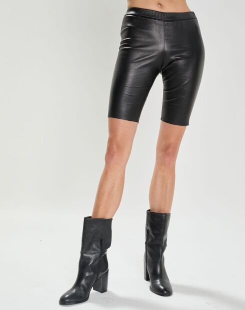 Legcourt zwarte legging van lamsleer