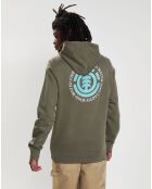 Sweat à capuche Seal Bp kaki