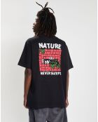 T-Shirt 100% Coton Bio Never noir