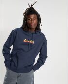 Sweat à capuche Fire bleu marine