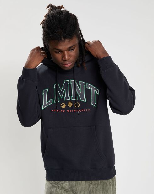 Sweat à capuche Lmnt noir