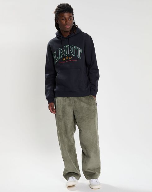 Sweat à capuche Lmnt noir