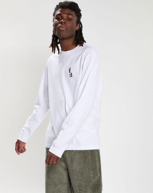T-Shirt 100% Coton Bio Trekka Mountain Ls blanc