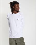 T-Shirt 100% Coton Bio Trekka Mountain Ls blanc