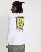 T-Shirt 100% Coton Bio Trekka Mountain Ls blanc