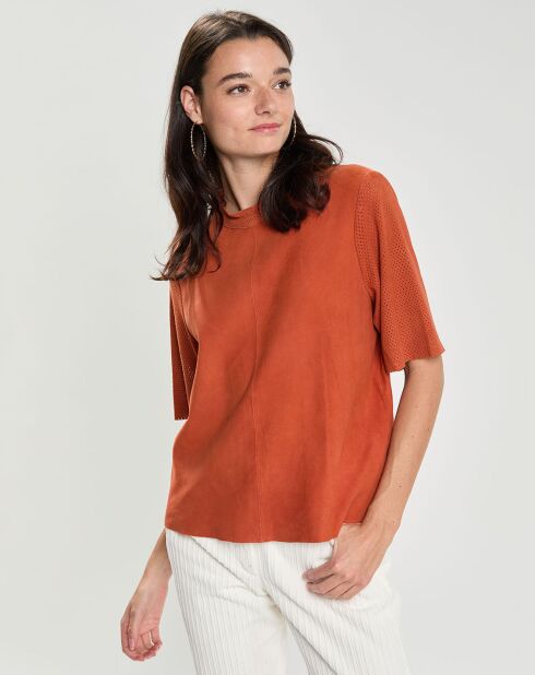 Top en Velours de Cuir Oxana Vel maroc