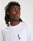 T-Shirt 100% Coton Bio Trekka Mountain Ls blanc