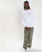 T-Shirt 100% Coton Bio Trekka Mountain Ls blanc