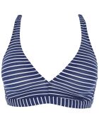 Soutien-gorge triangle sans armature bleu marine