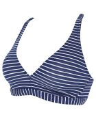 Soutien-gorge triangle sans armature bleu marine