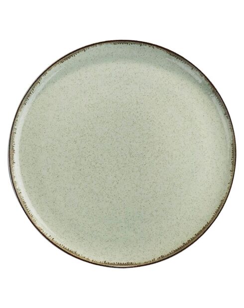 Service de table en porcelaine - 12 pièces vert