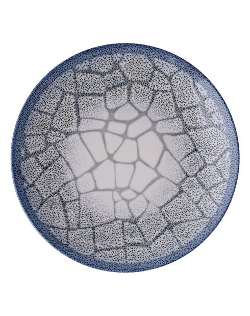 Service de table en porcelaine -  24 pièces multicolore