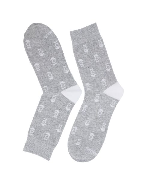 Chaussettes basses grises