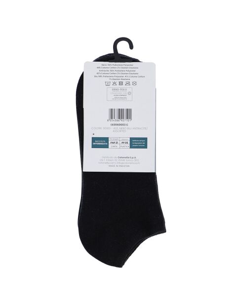 3 Paires de Chaussettes noires