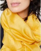 Écharpe en Laine & Soie Elegie mimosa - 70x200 cm
