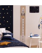 Toise Espace bois bleu - 20x1x140 cm