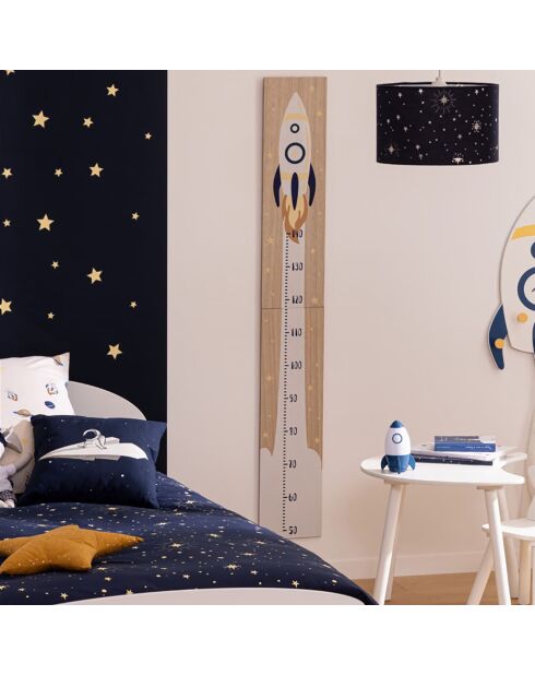 Toise Espace bois bleu - 20x1x140 cm