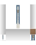 Toise Espace bois bleu - 20x1x140 cm