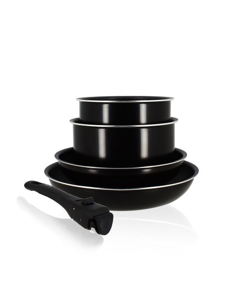 Batterie de cuisine Iris induction - 5 pièces noir