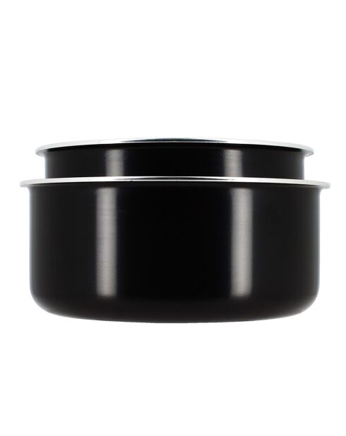 Batterie de cuisine Iris induction - 5 pièces noir
