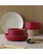 Batterie de cuisine amovible induction - 5 pièces magenta