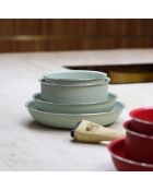 Batterie de cuisine amovible induction - 5 pièces celadon