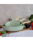 Batterie de cuisine Colorama induction - 7 pièces celadon